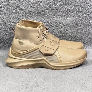 Puma Fenty By Rihanna Trainer Hi Sesame Womens Size 6.5 Sneakers Shoes Beige